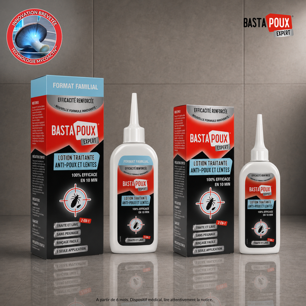 BastaPoux® Expert Lotion 2-en-1