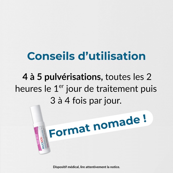 Mucidol® spray enfant et adulte