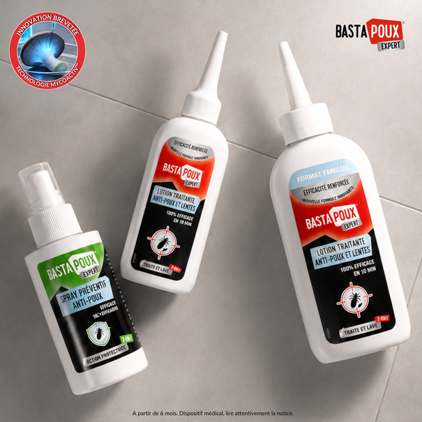 BastaPoux® Expert Lotion 2-en-1